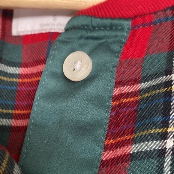 Abercrombie & Fitch Plaid Christmas Sleepware Top Size Small - Picture 3 of 5